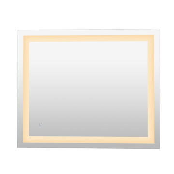 Remy Rectangular Frameless Anti-Fog Aluminum Front-lit Tri-color LED Bathroom Vanity Mirror with Smart Touch Control - JONATHAN Y